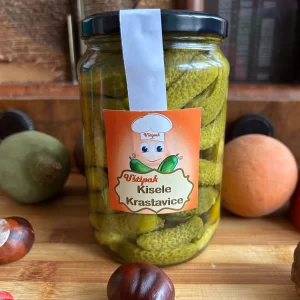 Kisele krastavice tegla